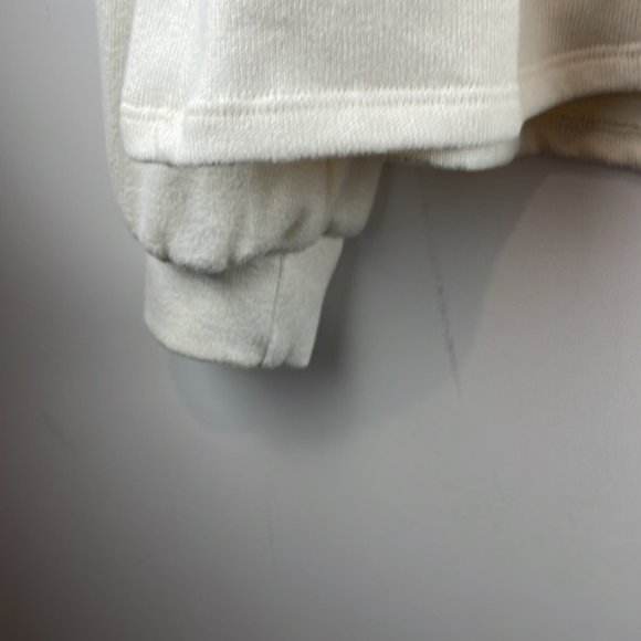 NWOT JOE FRESH Jillian Harris Collab Mindy Peplum Top Cream Ivory size Medium - Picture 5 of 8